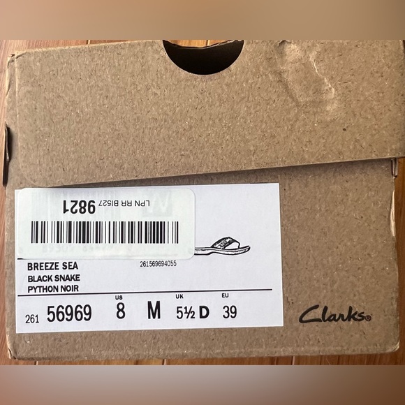 Clarks Python Sandals New In Box - Picture 6 of 6